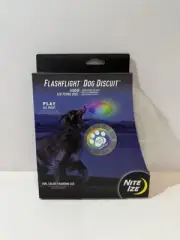 Nite Ize Flashflight Dog Discuit DISCO-O LED Flying Disc NEW