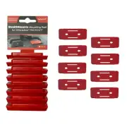 StealthMounts Mounting Feet for Milwaukee Packout (8 Pack) - Red | Adapter fo...