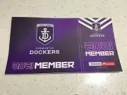 FREMANTLE DOCKERS AFL FOOTBALL TEAM 3 SET STICKER 1