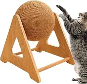 Cat Scratch Toy - Scratching Ball on Stand | Cat Ball Scratcher | Furniture Protector Bunny Scratcher | Interactive Pet Kitten Scratching Toy for Small Medium Large Kitten Chinchillas Bunny