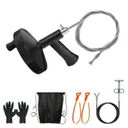 Drain Auger 25 ft,Plumbers Snake Powerful,Heavy Duty Plumbing Snake for Toile...