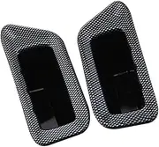 Car Door Storage Bin, Wivplex ABS Car Armrest Container Door Storage Box Handle Boxes Case, for Ford, for Ecosport, 2012-2017 Accessories Car Door Handle Storage Box(BLACK Carbon fiber back)