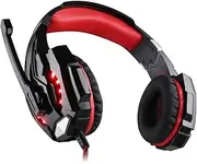 Angoily Headset for Gaming Headphones with Led Light Noise Canceling Microphone Comfortable Gaming Headphones