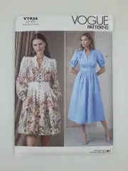 Vogue Sewing Pattern 1934 V1934 Misses Dress in 2 styles Pattern Size 8-16 NEW
