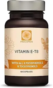 Kala Health Unique Formula with All 8 Tocopherols and Tocotrienols Vitamin E – Contains no PAH’s, Heavy Metals, Contaminants or Preservatives - Certified Sustainable - Hair, Scars and Skin (60)