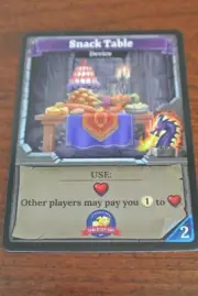 CLANK! - SNACK TABLE Expansion Promo Bonus Board Game TableTop Day 2017