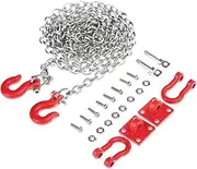 RC Climbing Crawler Car U Shaped Rescue Tow Hook Trailer Chain Kit for More Attractive Look
