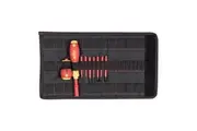 Wiha Softfinish Electric Slimvario Screwdriver Set, 10 Piece (Multi Colour) (One Size)