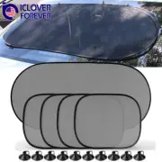 5Pcs Car Rear Back Window Sun Shade Cover Baby Shield Screen Mesh UV Block Visor