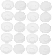 FUNOMOCYA Plastic Barrel Caps 20 Pack Industrial Chemical Drum Lids Bung Set Lid Plug