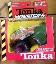 Vintage Tonka Monsters Pull Back Action Toy in Box NIB box not perfect