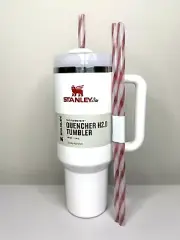 Stanley ‘Mistletoe Twist’ Quencher H2.0 Flowstate Tumbler 40OZ IN HAND SHIPS NOW