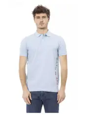 Embroidered Short Sleeve Polo Shirt L Men