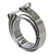 Aeroflow 3 Steel V-Band Clamp Kit - AF92-3000SS - AF92-3000SS