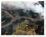 2018 Kilauea Volcano Extensive Lava Channel Silver Halide Photo