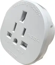 LZLRUN SAA Approved UK/US/JP/CA to AU/NZ Adaptor Plug with Insulated Pins UK/US Plug Convert to 3Pin Australian/New Zealand/China Socket (1PCS)