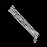 8.5'' Moissanite Solid Miami Cuban Link Edge Bracelet Fully Iced 925 Silver