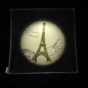 Eccolo World Traveler Collection Glass Paperweight, Eiffel Tower