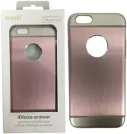 Moshi iGlaze Armour Slim Metallic Aluminum Cover Case For iPhone 6 6S Gold Pink