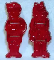 Vintage HRM Design Red Cookie Cutter - Jack & Jill Hansel & Gretel Girl and Boy