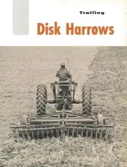 IH McCormick Nos. 9 10-A 15-B 19-B 23-A 37 Tandem Trailing Disk Harrows Brochure