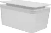 Hoement Box Refillable Wipes Dispenser Modern Tissue Box Container for Home Travel Compact Lightweight Design Versatile for Dry Tissues Wipes Odor Storage
