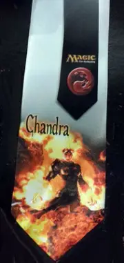 L@@K! Chandra the Firebrand Neck Tie - Magic The Gathering Neck Tie - MTG