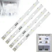 Pack of 4 LED Light Strips for Rongsheng/Hisense Refrigerator, Light Strips for Refrigerator, Replacement Fridge Lamp Compatible, Lighting for Rongsheng/Hisense E349766 MDDZ-162A 1629348 DC12V