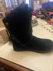 Cloud Nine Women’s Sheepskin Trixie Winter Boots In black Size 8