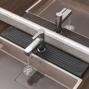 Kitchen Sink Faucet Mat - Super Absorbent Diatomite Fast Drying Stone