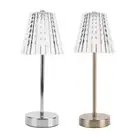 Wireless LED Desk Lamp Dimmable Vintage Touch Lamp for Bedroom Living Room Decor