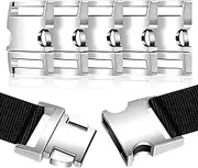Gadpiparty 6 Pack Metal Buckles 20mm Quick Release Clips for Dog Collars Hardware Supplies for Bag Making Alloy Handle Buckles Luggage Hardware Accessories