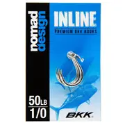 Nomad Design BKK Inline Eye Single Fishing Hook #1/0