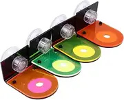 Happyyami Coral Propagation Base Set Acrylic Aquarium Holders 4pcs Fluorescent Racks Rack Brackets Easy Clean
