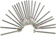 Nail Drill Bits Set, Pack of 8 Diamond Milling Cutter Nail Drill Bits for Nail Art Multicolor(Plum)