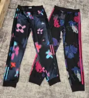 New 2- PAIRS ADIDAS GIRL Activewear PANTS SIZE M 10-12