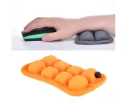 Mouse Wrist Pad Mouse Wrist Rest Support Pad Wrist Cushion for Computer Orange