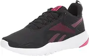 [Reebok] Women's Flexagon Force 3.0 Cross Trainer, Core Black/Maroon/Pursuit Pink, 10