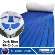 Dark Blue EVA Foam Boat Flooring Carpet Marine Yacht Decking Sheet Adhesive Pad