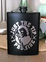 Stainless Steel Liquor Hip Flask, With Funnel, Micheal Meyer Pocket Whiskey Gift