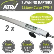 2x Aussie Traveller Caravan Curved Rafter Maxi for Roll Out Awning CRR-1 Rafters