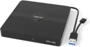 Yaeonku External CD DVD Drive USB 3.0 Type C Portable CD DVD NEW