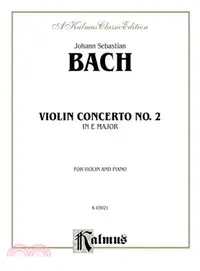 在飛比找三民網路書店優惠-Violin Concerto No. 2 in E Maj
