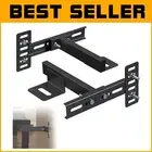 Customizable Adjustable Bed Brackets for Twin/Full/Queen/King Frames in Black