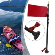 For Kayak Dinghy Safety Flag and Pole with 19W Light for Easy Installation