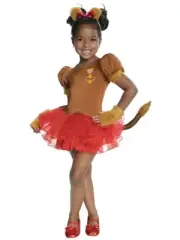 Rubie's The Wizard Of Oz Cowardly Lion Tutu Costume, Toddler (2-4), Small (4-6)