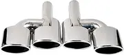 Compatible For Benz C-Class C63 C65 W204 Exhaust Muffler Tip Stainless Steel Tip