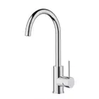 Swivel Mixer Faucet for Kitchen Laundry Sink I Chrome Gooseneck Spout Tap