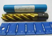 PUTNAM 7/8" 5-FLUTE SE LONG TIN COATED M42 COBALT HIGH SPEED ROUGHING END MILL
