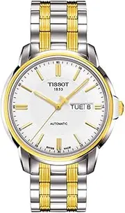 [Tissot] T-Classic Automatic III White Dial Two-Tone Mens Watch T0654302203100